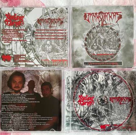 NUCLEAR CHRIST / VRYKOLAKAS - Twisted Idols for Nihilism / The Anatomy of the Ungodly