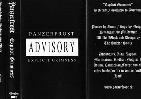 PANZERFROST - Explicit Grimness